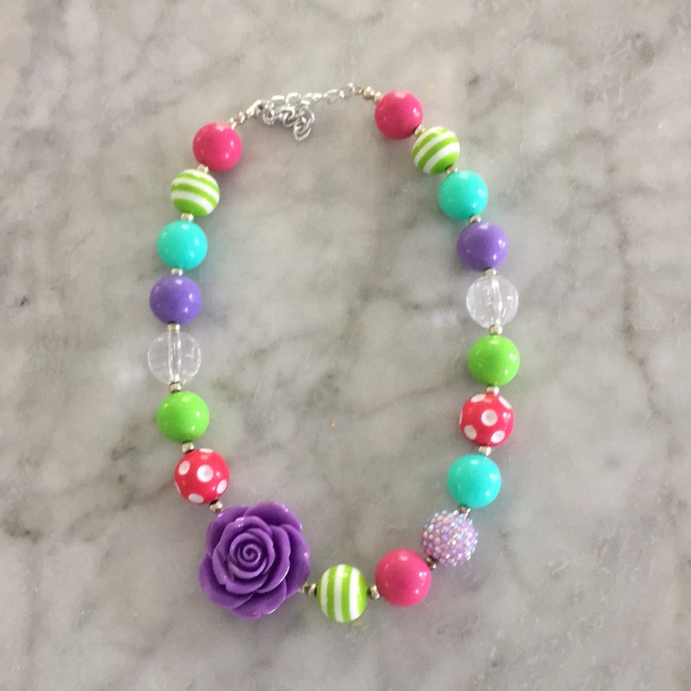 Bubblegum Bead Necklace